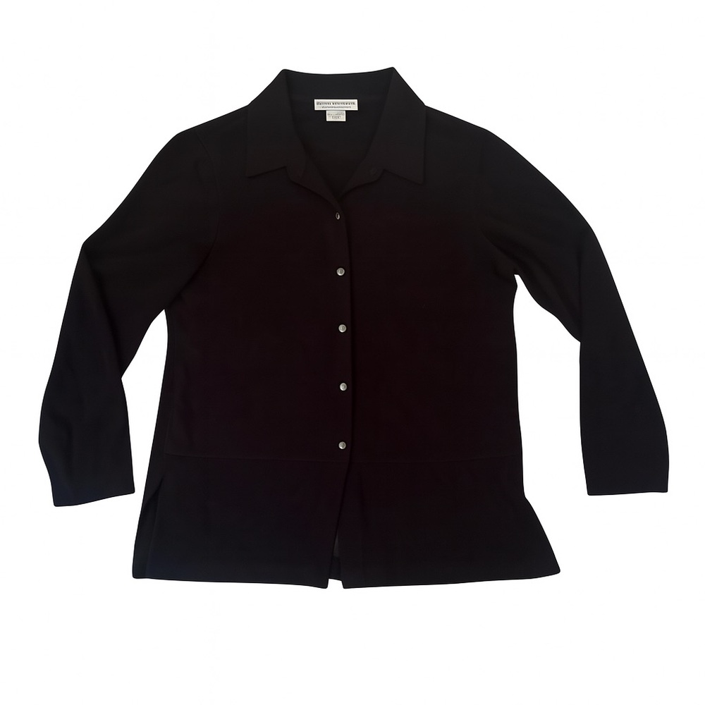 Women's Dressbarn Black Long Sleeve Blouse Size 12
102 - Picture 2 of 7